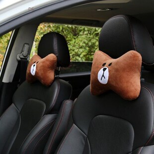 1 PC Universal Cute Car Neck Rest Cushion Headrest Pillow A