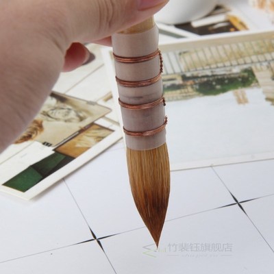 Handmade Squirrel Hair Artist Watercolor Paint Brush For Wat