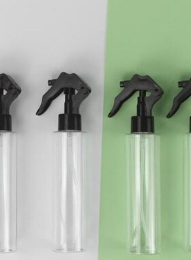 2pcs 150ML Plastic Bottle Watering Spray Kettle Transparent