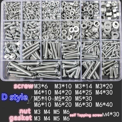 DIY bolts and nuts M3 M4 M5 bolt set M6 nut and bolt set FRE