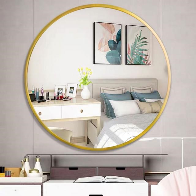 RecabLeght 32 Inch Bathroom Mirror Round Wall Vanity Mirror
