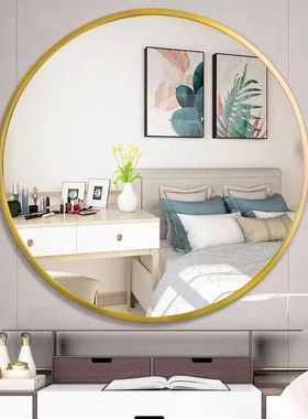 RecabLeght 32 Inch Bathroom Mirror Round Wall Vanity Mirror