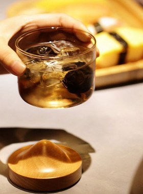 Old Fashioned Glass Irish Whiskey Glass Set Small Mountain w