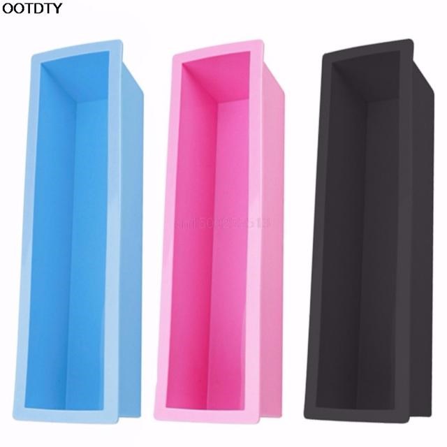 Rectangle Loaf Soap Mold Silicone DIY Cold Processing Tools