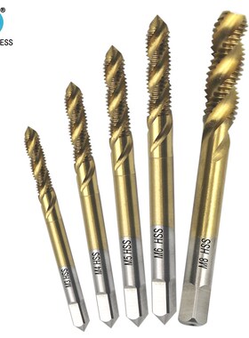 Spiral Pointed Taps Tapping Thread ming Tap Titanium Coated