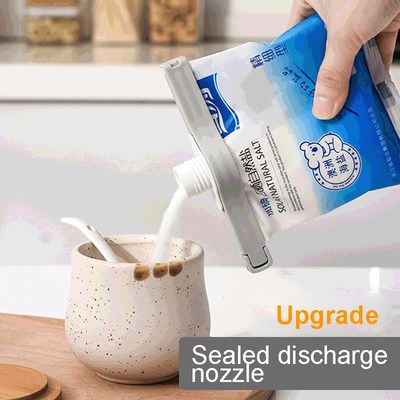 Plastic Bag Sealer Snack Fresh Food Storage Bag Clips Kitche