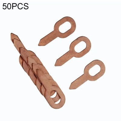 50 Pcs/set Oval Dent Puller Car Body Rings Paintless Lifter