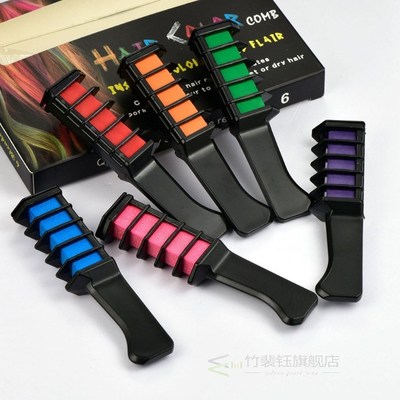 Hair-Chalk-Comb Non-Toxic Temporary-Hair Mini for Kids Teens