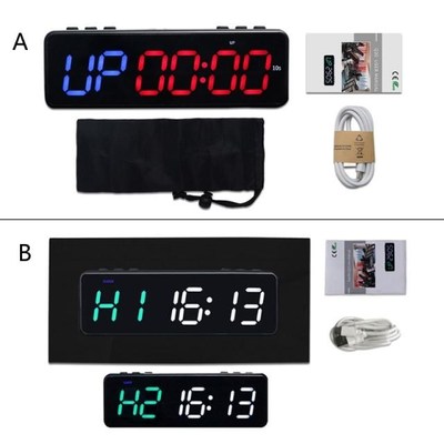 Wireless Bluetooth Control Timer Stopwatch,Led Fitness Timer