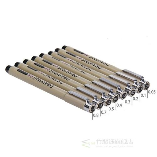 8 Pcs /Lot Brush Micron Fine Line Drawing Pen Sketch Pens Ho