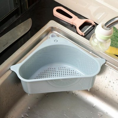Triangular Sink Strainer Drain Basket 适用于 Kitchen Vegetab