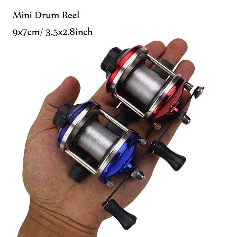 Fishing Reel Mini Metal Bait Casting Spinning for Boat Ice F