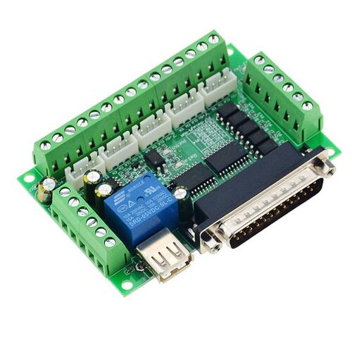 1PCS Green MACH3 Engraving Machine 5 Axis CNC Breakout Board