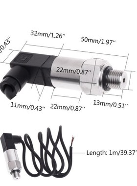 Pressure Transmitter Pressure Transducer Sensor 0-10bar 9-32