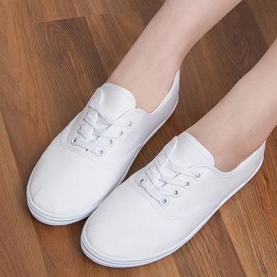 Women Sneakers candy color canvas shoes woman casual shoe
