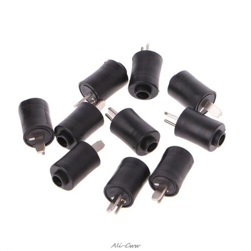 10 Pcs 2 Pin DIN Male Speaker Plug 2-Pin Plug Hifi Loudspeak
