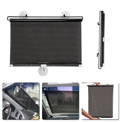 Automobiles Retractable Car Side Window Glass Sun Shade Curt