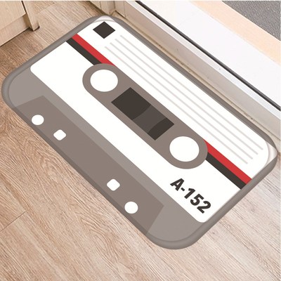 Cassette Tape Mats Anti Slip Floor Carpet Tape Pattern Print