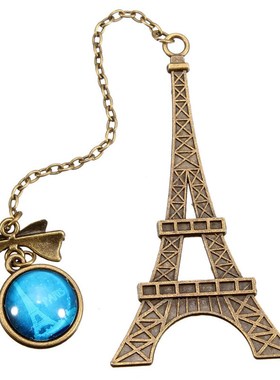 2017 New Vintage Eiffel Tower Metal Bookmarks  Book Creative
