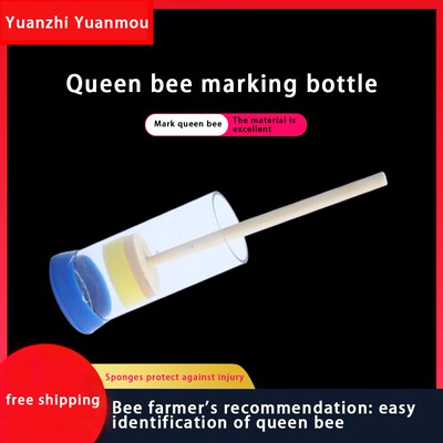 Bee Queen Marking Cage Bottle Box With Soft Plunger Marker N