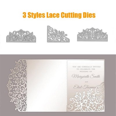 Wedding Invitation Cutting Die Scrapbooking Craft Metal Die