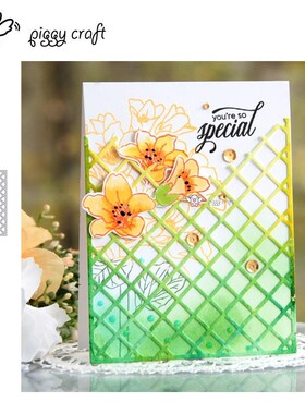 Piggy Craft metal cutting dies cut die mold Square diamond g