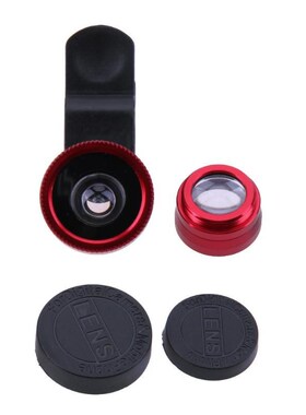 3-in-1 niversal Mobile Phone Lens Fish Eye+Wide Angle+Macro