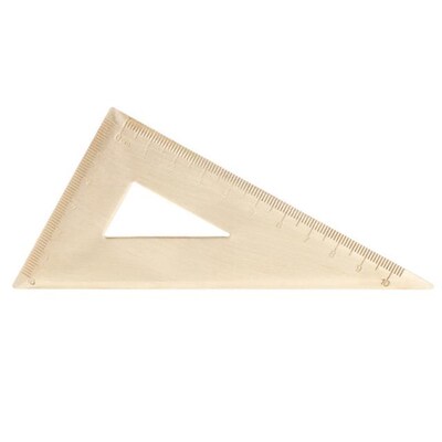 Super Durable Brass Speed Triangle Ruler Set Square Tool Car