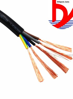 24 AWG 0.2MM2 RVV 2/3/4/5/6/7/8/10/12/14/16/18 Cores Pins Co