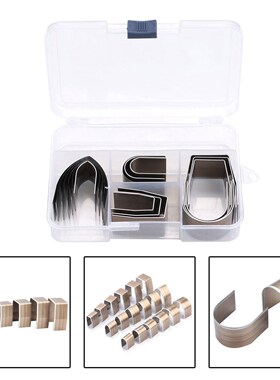 18pcs Leather Hole Punch Tool Steel Hinge Hole Opener Practi
