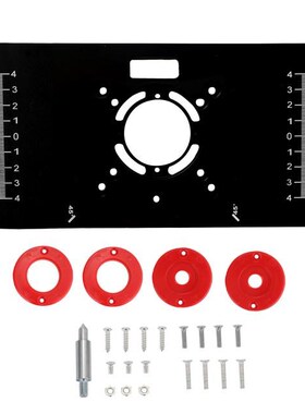 Aluminium Router Table Insert Plate Trimmer Models Engraving