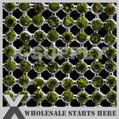 P2 4mm(40x150cm) Iron On Hot-Fix Crystal Rhinestone Sheet Wi