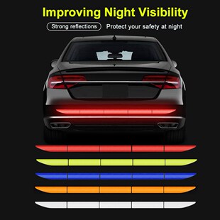 5pcs Car Reflectante Reflector er 91*4cm Car Body Trunk Exte