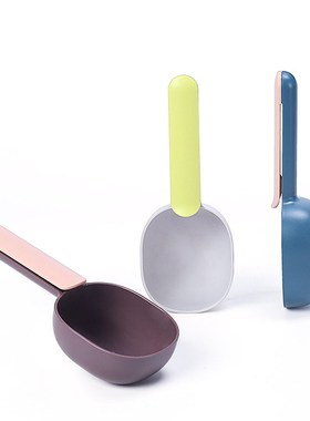 Mutli Function Dog  Food Spoon with Sealed Clip Large Spo