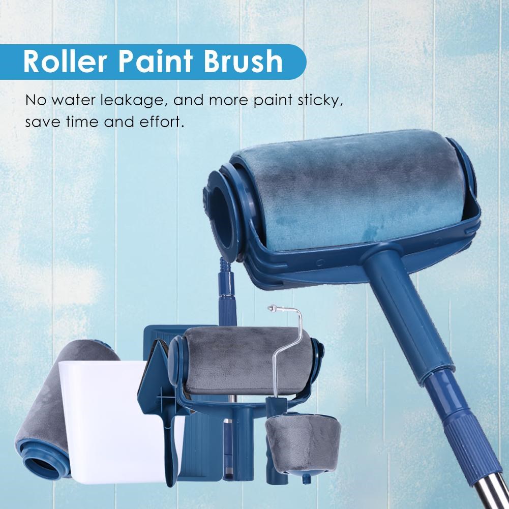 6pcs Paint Roller Brush Paint Runner Pro Roller DIY Wall Pai