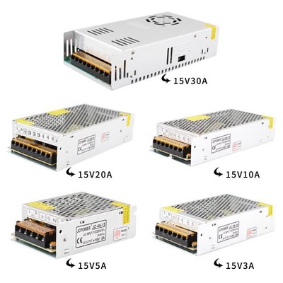 SMPS DC Source Power Supply AC/DC Converter 220V 15V Lightin