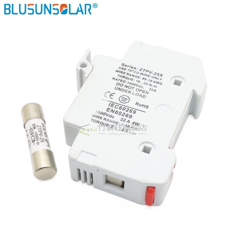 PV Solar 10a 12a 15a 20a 30a  Fuse 1000V DC Fusible 10x38 gP