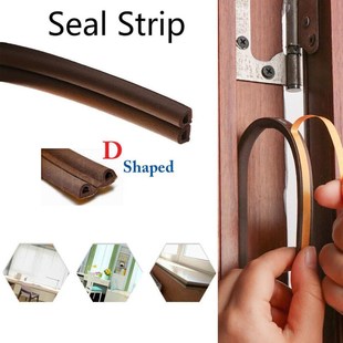 5/10 M Flexible Door Sealing Strip Sound Proof Noise Reducti