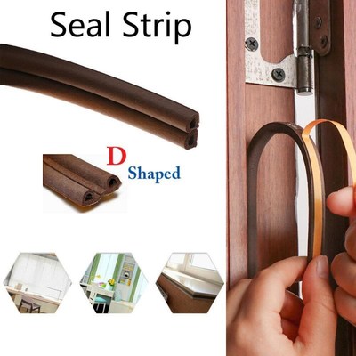 5/10 M Flexible Door Sealing Strip Sound Proof Noise Reducti