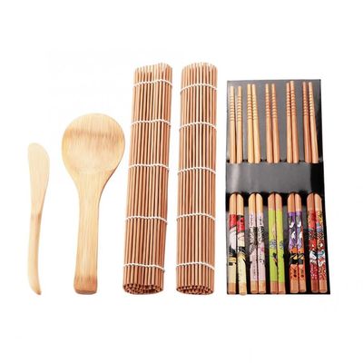 13Pcs/set Bamboo Sushi Making Kit Family Office Party Homema