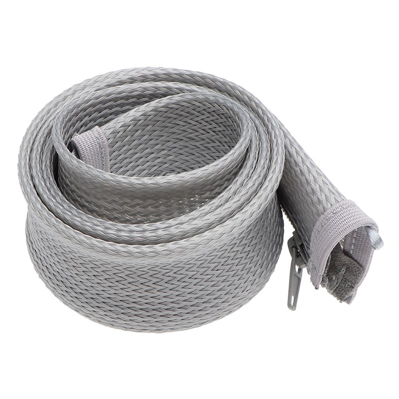 *1M Zipper Cable Sleeve Cover Flexible Nylon Wire Cord Hider