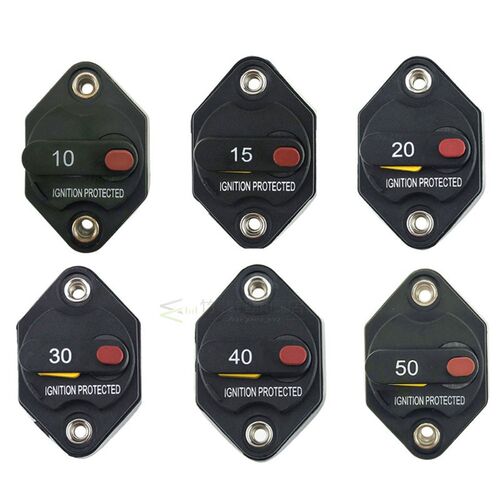 12V-32V DC 10A/15A/20A/30A/40A/50A Circuit Breaker Fuse Inve