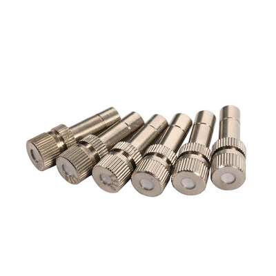 20 Pcs Irrgation Brass Fine Atomization Nozzles 0.1mm 0.15mm