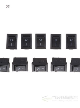 New 10pcs/lot 3A AC 250V Rocker Switches 2 Pin 10x15mm SPST