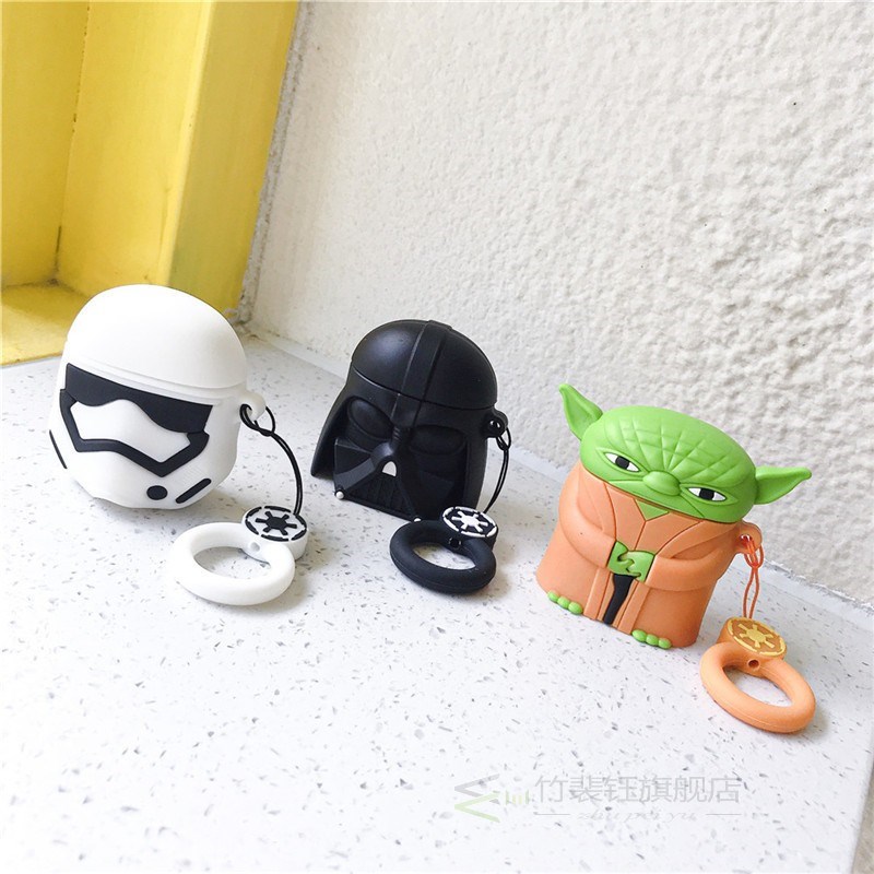 Disney anime figure Star Wars airpods protective set black