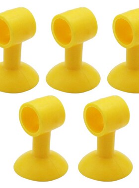 5pcs/set Punch-free Silicone Door Stopper Wall Suction Silen