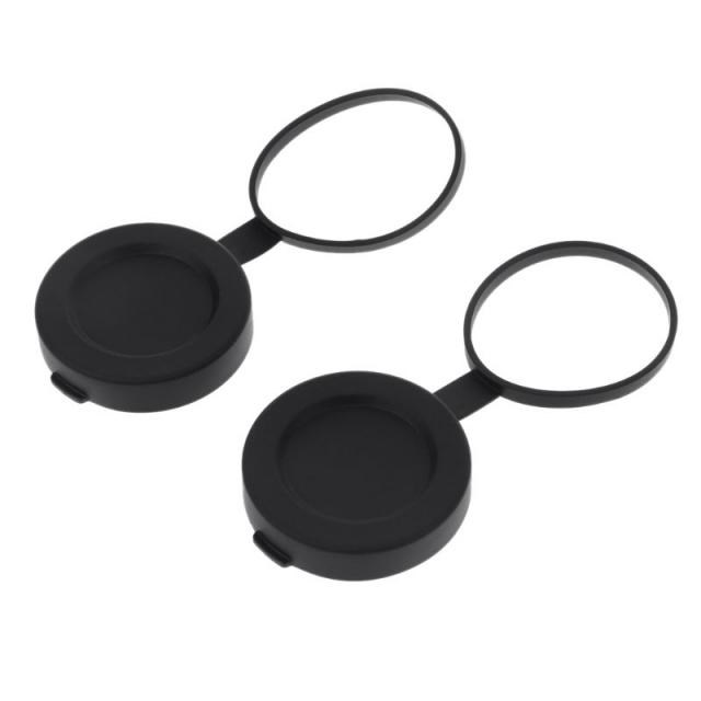 2 pieces Binoculars Protective Rubber Objective Lens Caps 42