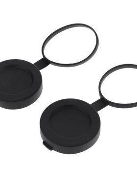 2 pieces Binoculars Protective Rubber Objective Lens Caps 42