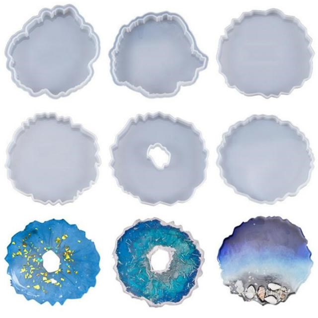 Resin Coaster Tray Molds Silicone Mold For Epoxy Resin Mold