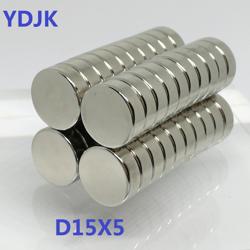 5 10 20 50PCS/LOT disk NdFeB magnet 15*5 N38 strong Rare ear
